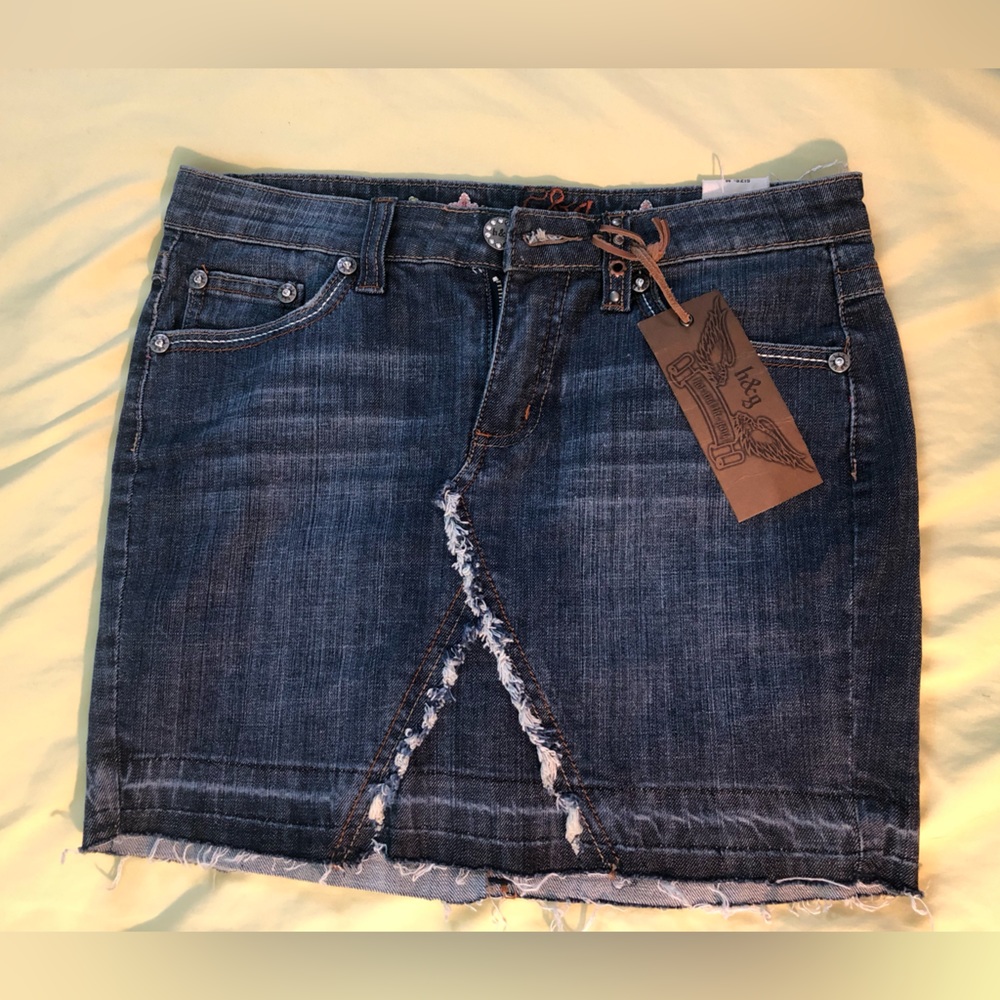 NWT H&G Y2K Denim Mini Skirt - M